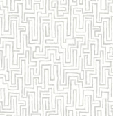 4121-25703 - Ramble Grey Geometric Wallpaper