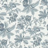 4120-26814 - Cecilia Light Blue Fruit Wallpaper