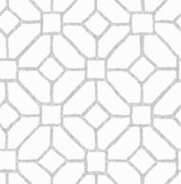 4120-26832 - Addis Grey Trellis Wallpaper
