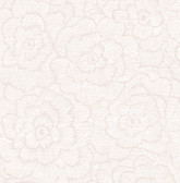 4120-26037 - Periwinkle Pink Textured Floral Wallpaper