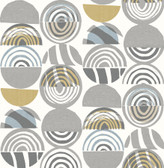 4014-26443 - Mage Grey Mod Geometric Wallpaper