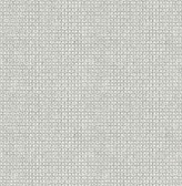 4014-26440 - Zia Grey Basketweave Wallpaper