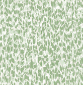 4014-26430 - Flavia Green Animal Print Wallpaper