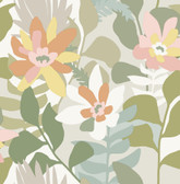 4014-26453 - Koko Taupe Floral Wallpaper