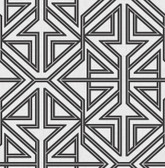 2975-26231 - Kachel Black Geometric Wallpaper
