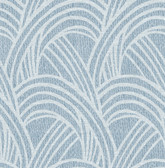 2975-26217 - Farrah Blue Geometric Wallpaper