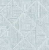 2975-26210 - Cade Teal Geometric Wallpaper