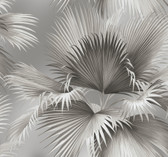2927-81908 - Summer Palm Platinum Tropical Wallpaper