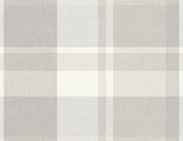 2927-81118 - Madaket Light Grey Plaid Wallpaper
