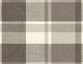 2927-81100 - Madaket Charcoal Plaid Wallpaper