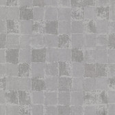 4019-86421 - Varak Silver Checkerboard Wallpaper