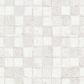 4019-86419 - Varak Platinum Checkerboard Wallpaper