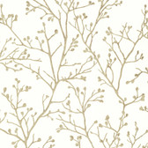 4019-86454 - Koura Cream Budding Branches Wallpaper