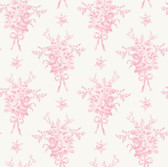 AST4652 - Rosie Arrangements Kiss Pink Bouquet Toss Wallpaper
