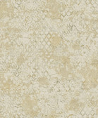 4105-86617 - Zilarra Taupe Abstract Snakeskin Wallpaper