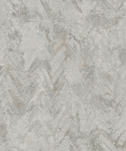 4105-86612 - Amesemi Grey Distressed Herringbone Wallpaper