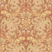 4080-83114 - Ojvind Rust Floral Ogee Wallpaper