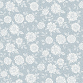 4080-15912 - Lizette Light Blue Charming Floral Wallpaper