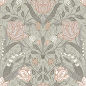 4080-44105 - Filippa Grey Tulip Wallpaper