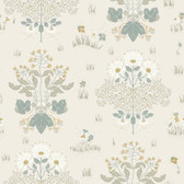 4080-83131 - Elda Light Blue Delicate Daisies Wallpaper