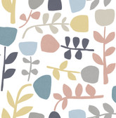 4066-26539 - Juni Pastel Abstract Tulips Wallpaper