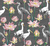 4081-87553 - Barton Grey Heron Wallpaper