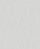 2976-86519 - Tetsu Pewter Ogee Wave Wallpaper