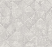 2976-86554 - Demir Grey Distressed Geometric Wallpaper