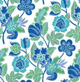 4081-26339 - Jana Green Jacobean Wallpaper