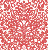 4081-26336 - Marni Red Fruit Damask Wallpaper