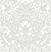 4081-26335 - Marni Grey Fruit Damask Wallpaper
