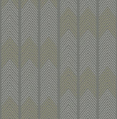 4066-26529 - Nyle Dark Grey Chevron Stripes Wallpaper