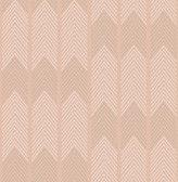 4066-26528 - Nyle Blush Chevron Stripes Wallpaper