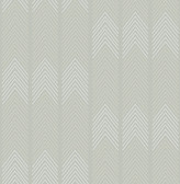 4066-26527 - Nyle Light Grey Chevron Stripes Wallpaper