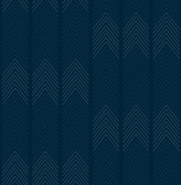 4066-26526 - Nyle Dark Blue Chevron Stripes Wallpaper
