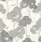 4066-26541 - Lykke Black Textured Tree Wallpaper