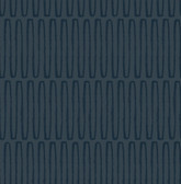 4066-26502 - Lars Navy Retro Wave Wallpaper