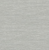 4066-26562 - Malin Light Grey Faux Grasscloth Wallpaper