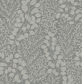 4066-26519 - Elin Charcoal Berry Botanical Wallpaper