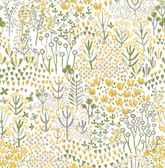 4081-26348 - Chilton Yellow Wildflowers Wallpaper