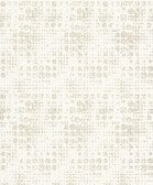 2976-86408 - Celeste Platinum Circle Grid Wallpaper