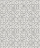 2976-86532 - Sarni Platinum Grid Wallpaper