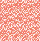 4081-26306 - Alorah Coral Wave Wallpaper
