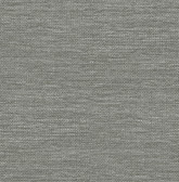4066-26560 - Malin Grey Faux Grasscloth Wallpaper