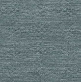 4066-26559 - Malin Dark Blue Faux Grasscloth Wallpaper