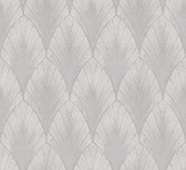 2976-86555 - Bakal Pearl Art Deco Ogee Wallpaper