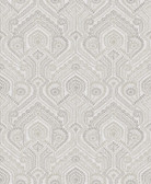 4074-26612 - Fernback Grey Ornate Botanical Wallpaper
