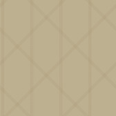 4074-26610 - Walcott Taupe Stitched Trellis Wallpaper