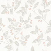 4074-26604 - Ardell Taupe Botanical Wallpaper