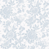 4074-26631 - Helen Light Blue Floral Trail Wallpaper